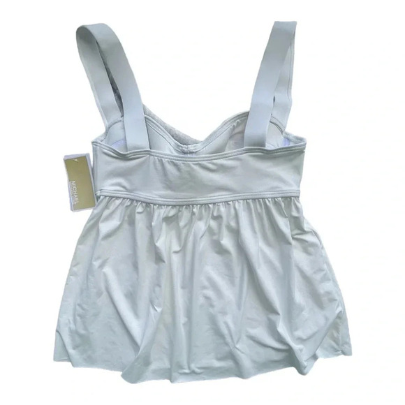 NEW! MICHAEL Michael Kors Women's Baby Doll Tankini Top & Bottom Solid Size: M - Picture 4 of 13
